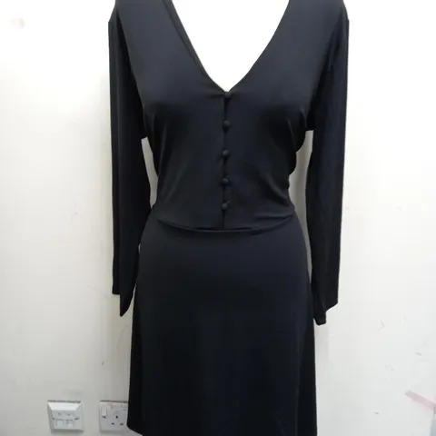 POUR MOI BELLA SLINKY JERSEY LONG SLEEVE TEA DRESS - 18