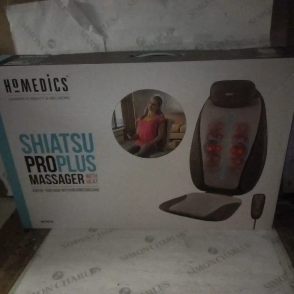 BRAND NEW HOMEDICS SBM-350H SHIATSU PRO PLUS MASSAGER