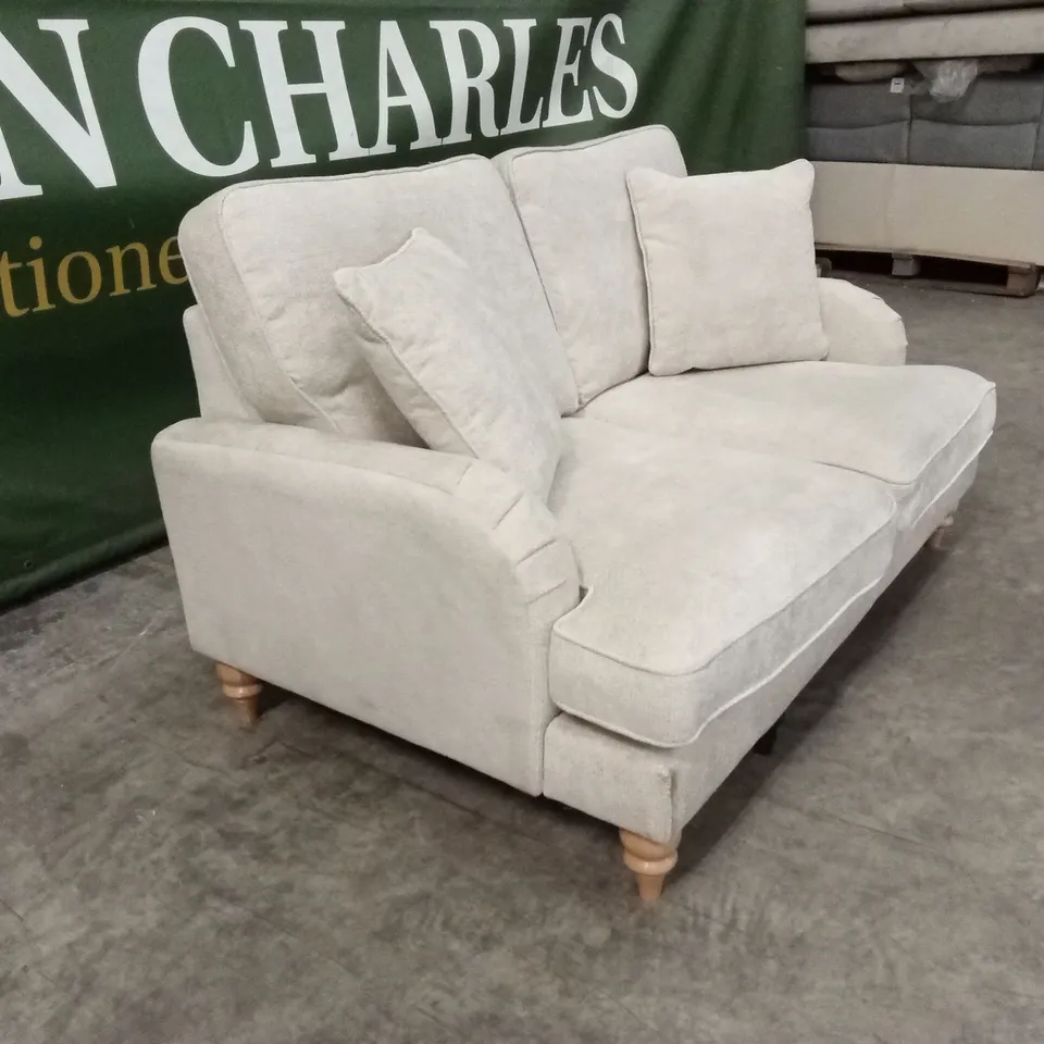 HEPBURN 2 SEATER FABRIC SOFA - NATURAL RRP £699