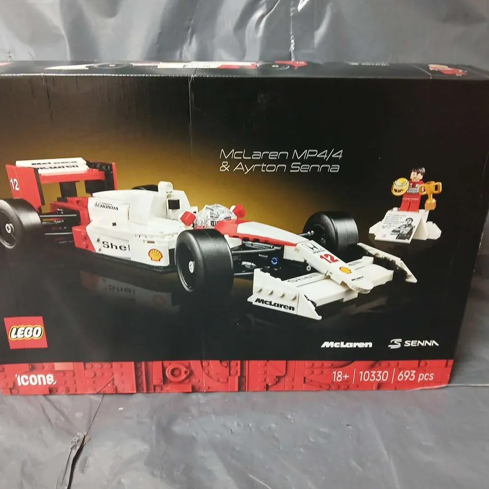 BOXED LEGO ICONS MCLAREN MP4/4 & AYRTON SENNA - 10330