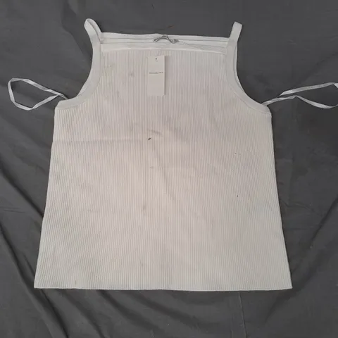 ABERCROMBIE & FITCH TANK TOP IN CREAM SIZE XL