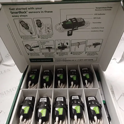 BOX OF 10 GIATEC SMART ROCK CONCRETE SENSOR