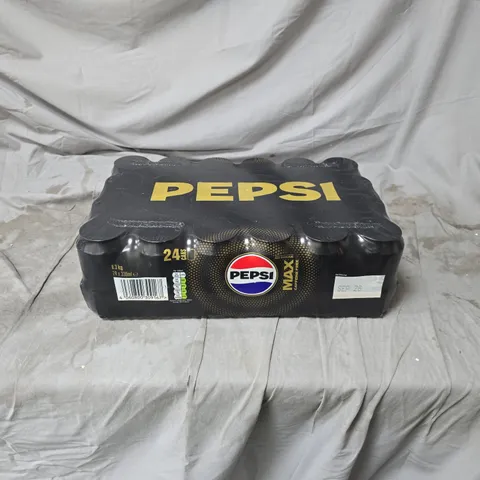 24 X PEPSI MAX CAFFEINE FREE 330ML CANS