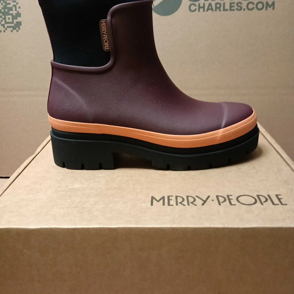 MERRELL TULLY BOOT – PLUM, WOMEN’S UK 6 (EU 39) – BOXED