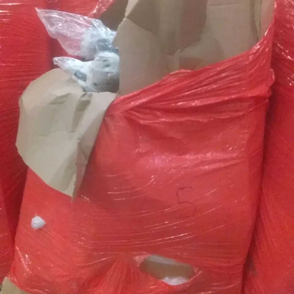 PALLET OF ASSORTED ITEMS INCLUDING POP UP TENT, BATH RAIL, QUICK GRIP GUN