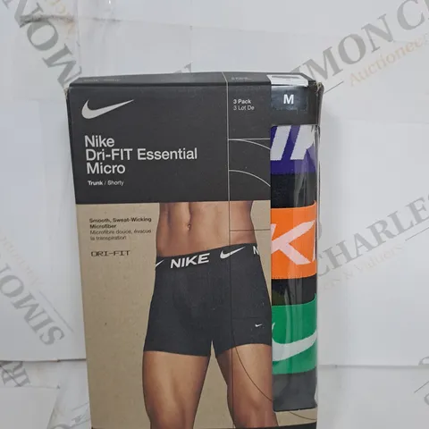 BOXED NIKE PRO DRI FIT ESSENTIAL MICRO BOXER SHORTS SIZE M