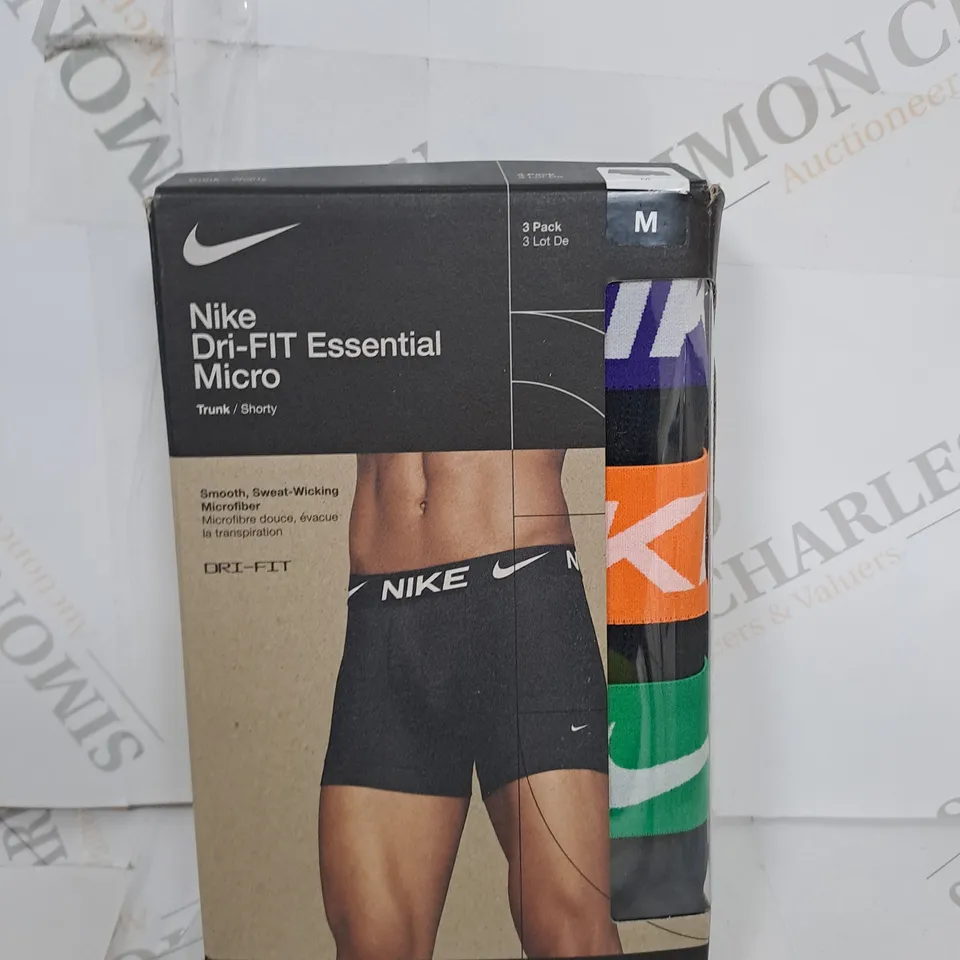 BOXED NIKE PRO DRI FIT ESSENTIAL MICRO BOXER SHORTS SIZE M