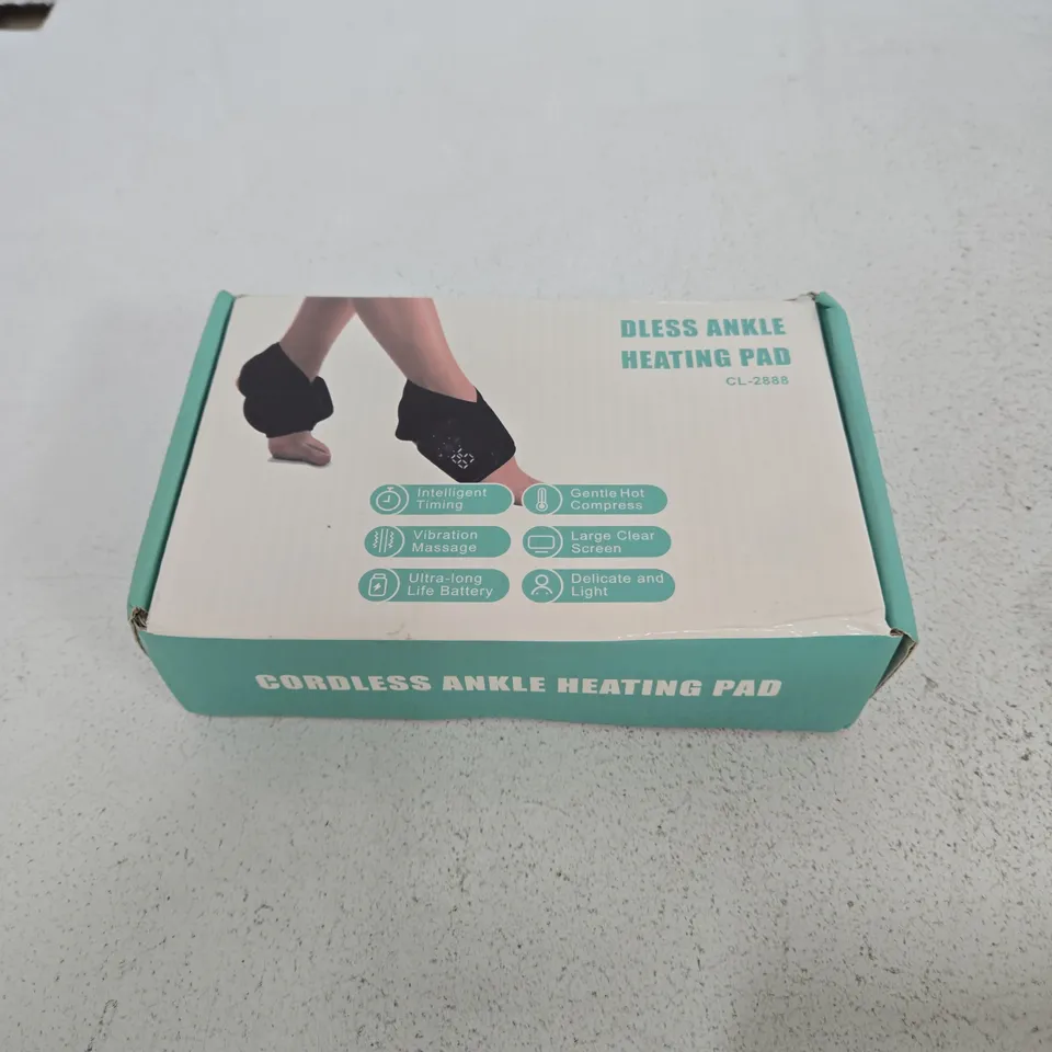 CORDLESS ANKLE HEATING PAD