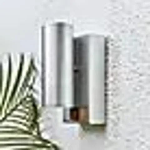 BOXED FLEXICELL WILSON 2 LIGHT RECHARGEABLE LED OUTDOOR WALL LIGHT