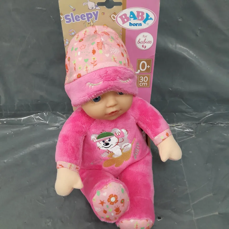 BABY BORN SLEEPY FOR BABIES PINK - 30CM