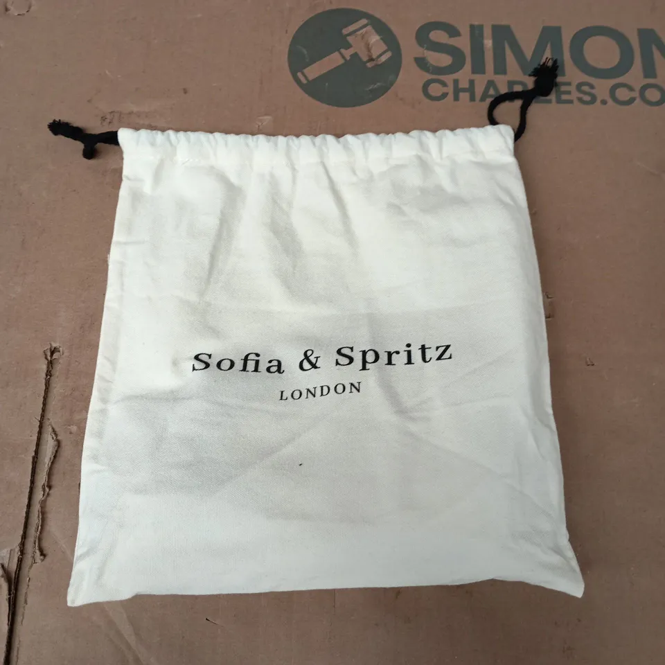 SOFIA & SPRITZ LONDON CROSSBODY BAG – PEBBLED BROWN LEATHER