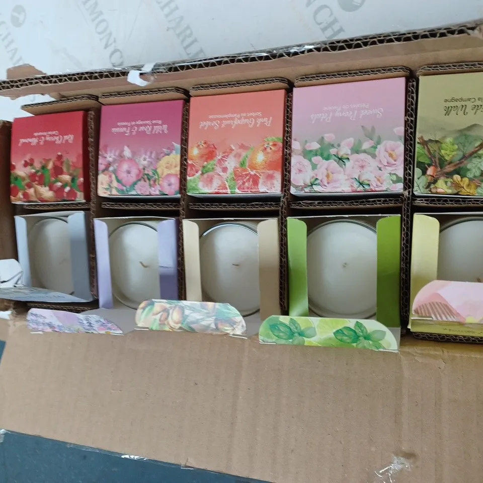 PRICES CANDLES SET OF 10 JAR CANDLES IN GIFT BOXES