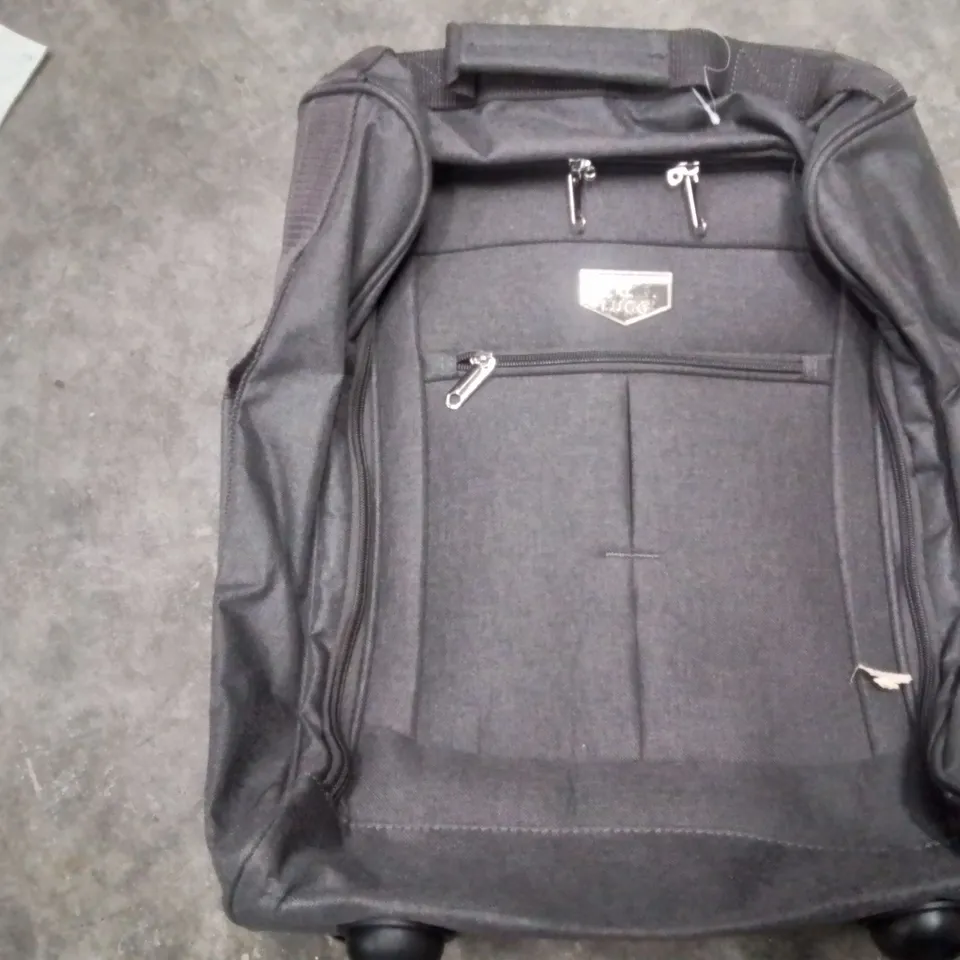 UNBOXED KEPLIN LUGG SMALL SIZE TRAVEL SUITCASE WITH WHEELS DARK BROWN COLOUR 