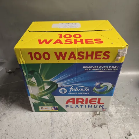 SEALED ARIEL PLATINUM LAUNDRY DETERGENT PODS - 100 PODS 
