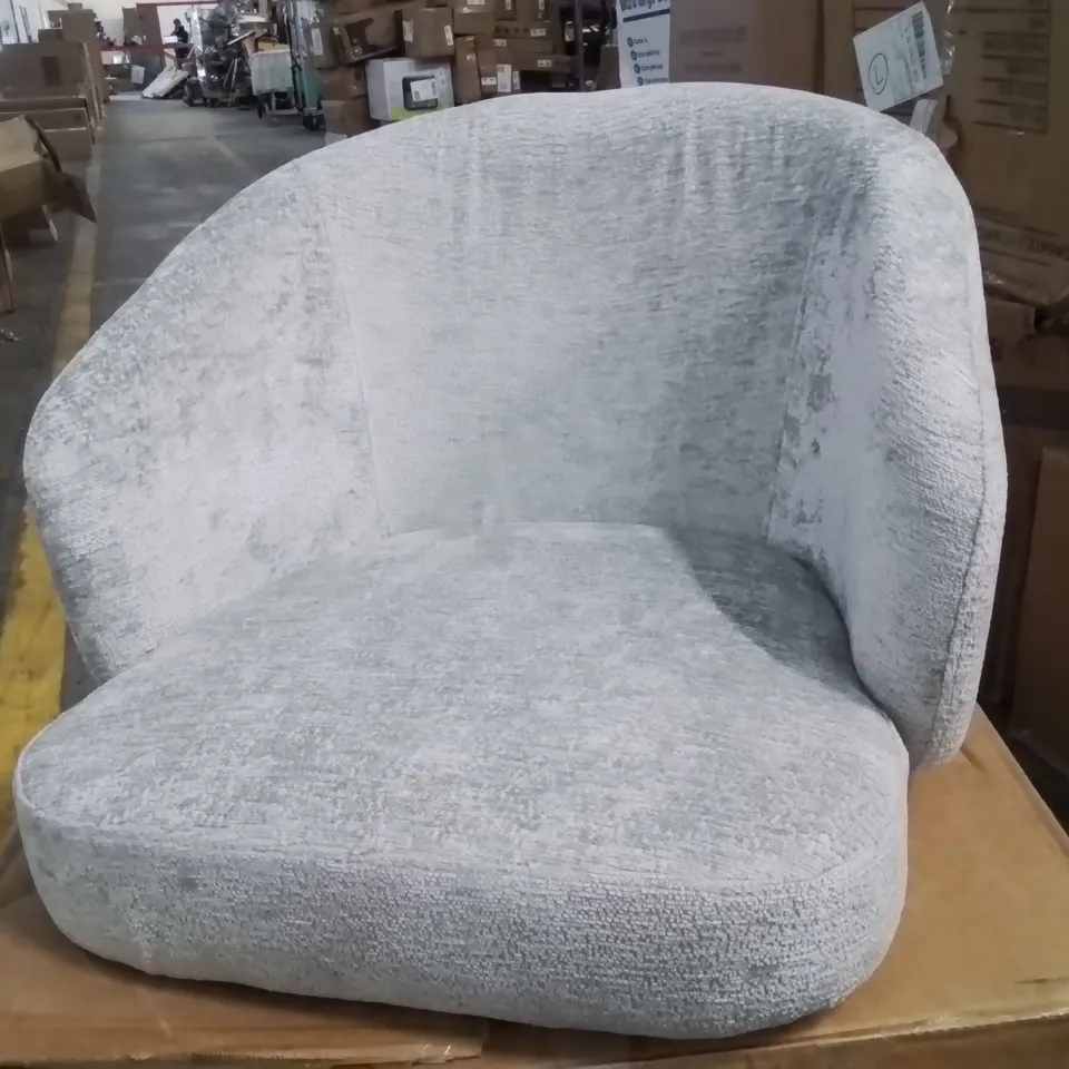 BOXED GREY FABRIC DINING/SIDE CHAIR