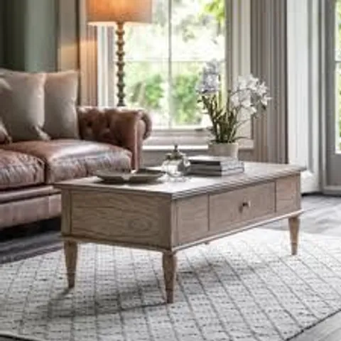 BRAND NEW BOXED MULBERRY PUSH DRAWER COFFEE TABLE