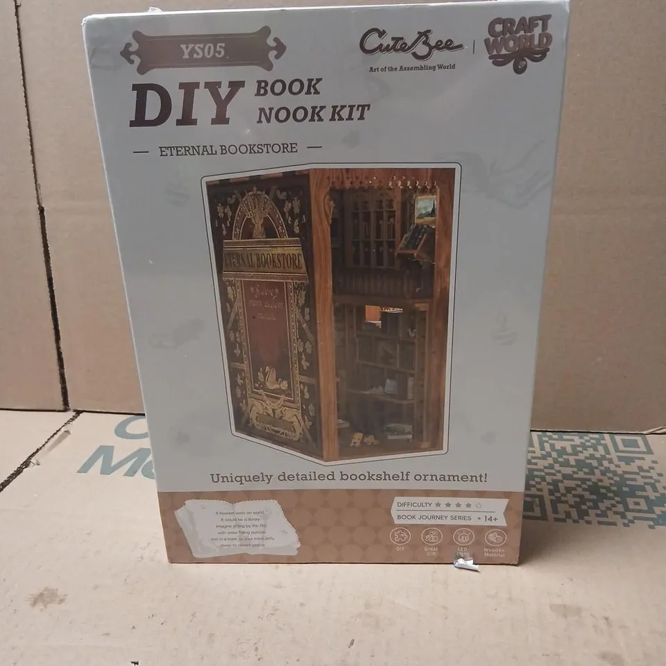 CUTEBEE DIY BOOK NOOK KIT – ETERNAL BOOKSTORE (BOOK JOURNEY SERIES)