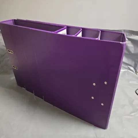 PACK OF 10 PUKKA A4 LEVER ARCH FILES - PURPLE