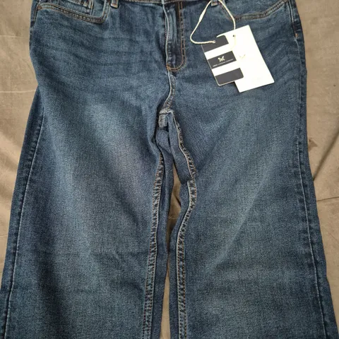 CREW CLOTHING COMPANY STRAIGHT JEANS IN BLUE SIZE 14R