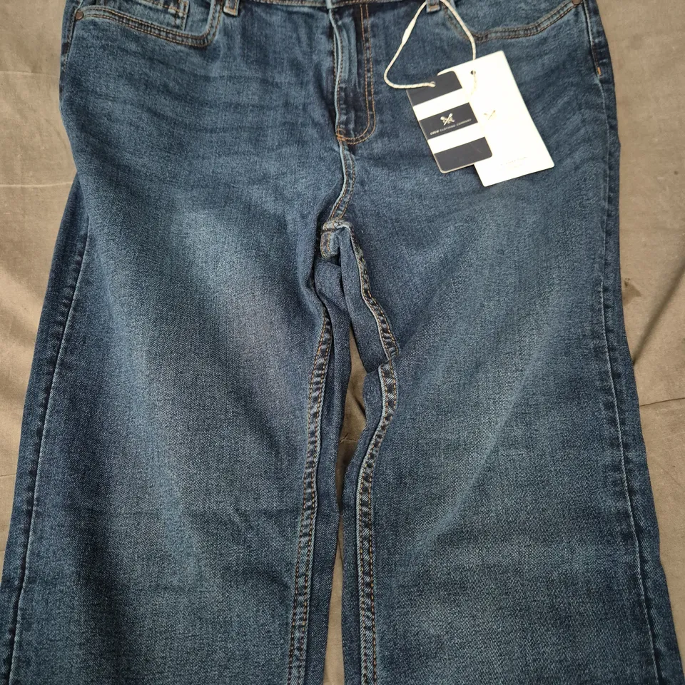 CREW CLOTHING COMPANY STRAIGHT JEANS IN BLUE SIZE 14R