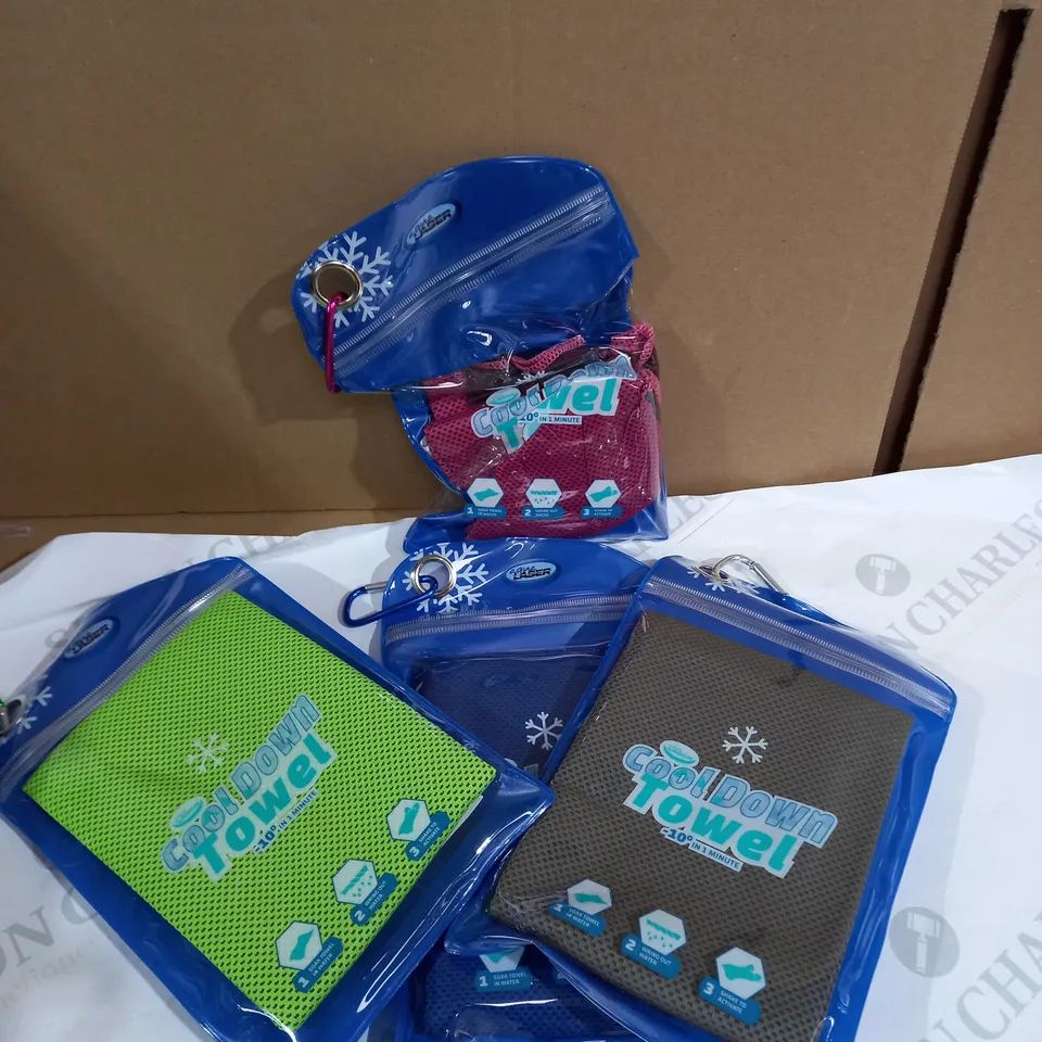 Aqua Laser Set of 4 Cool Down Towels