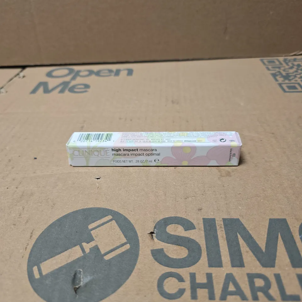 CLINIQUE HIGH IMPACT MASCARA 02 BLACK/BROWN 7ML BOXED