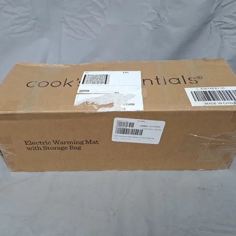 COOK'S ESSENTIALS FLEXIBLE WARMING TRAY WITH STORAGE BAG IN BURGUNDY