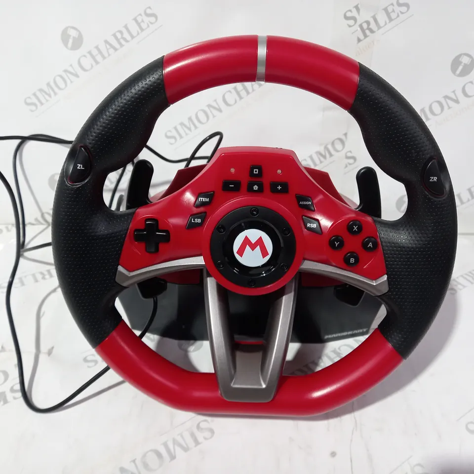 BOXED HORI MARIO KART RACING WHEEL PRO DELUXE FOR NINTENDO SWITCH
