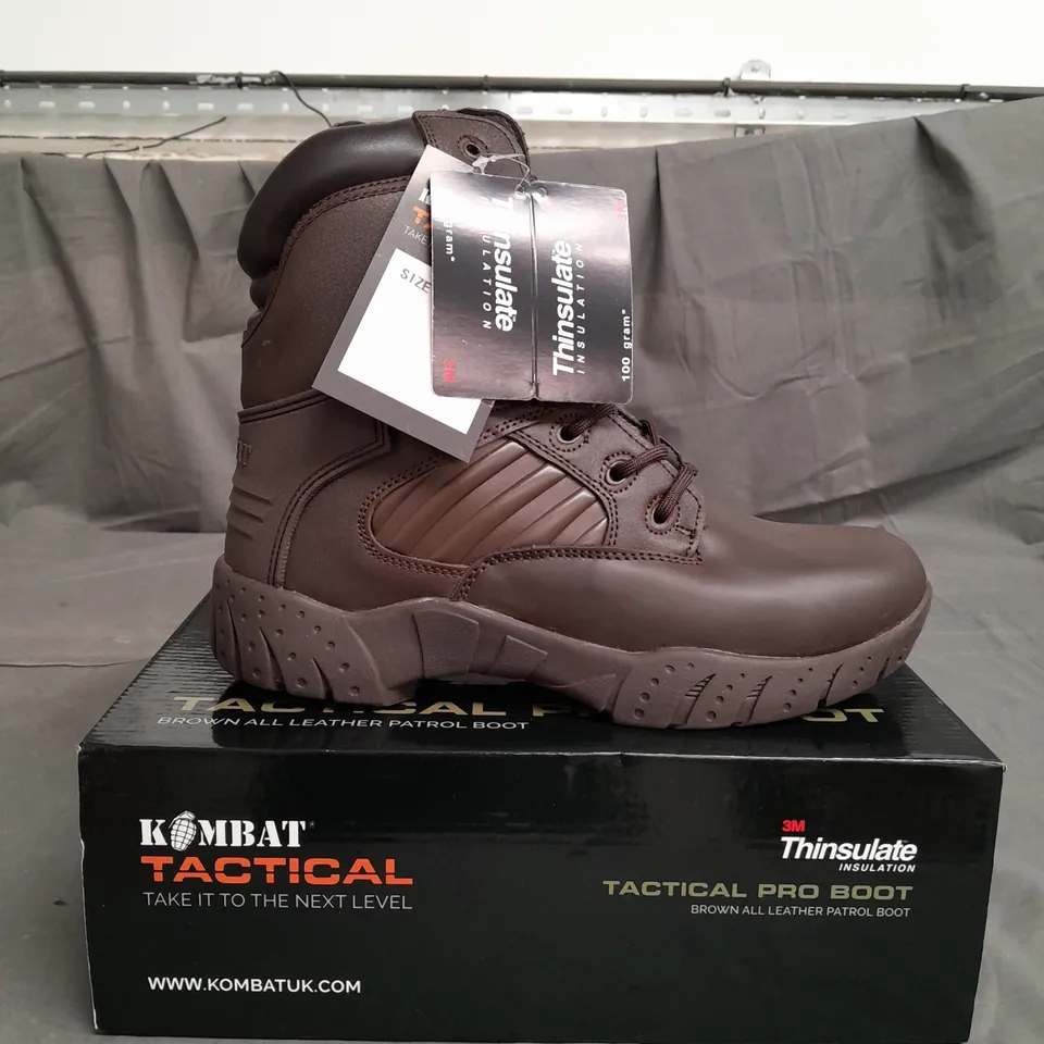 BOXED PAIR OF KOMBAT TACTICAL PRO BOOT SIZE 9