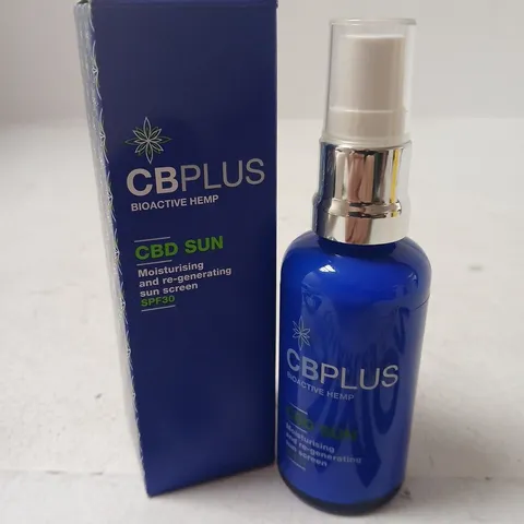 BOXED CBPLUS CBD SUN SCREEN 50ML SPF30