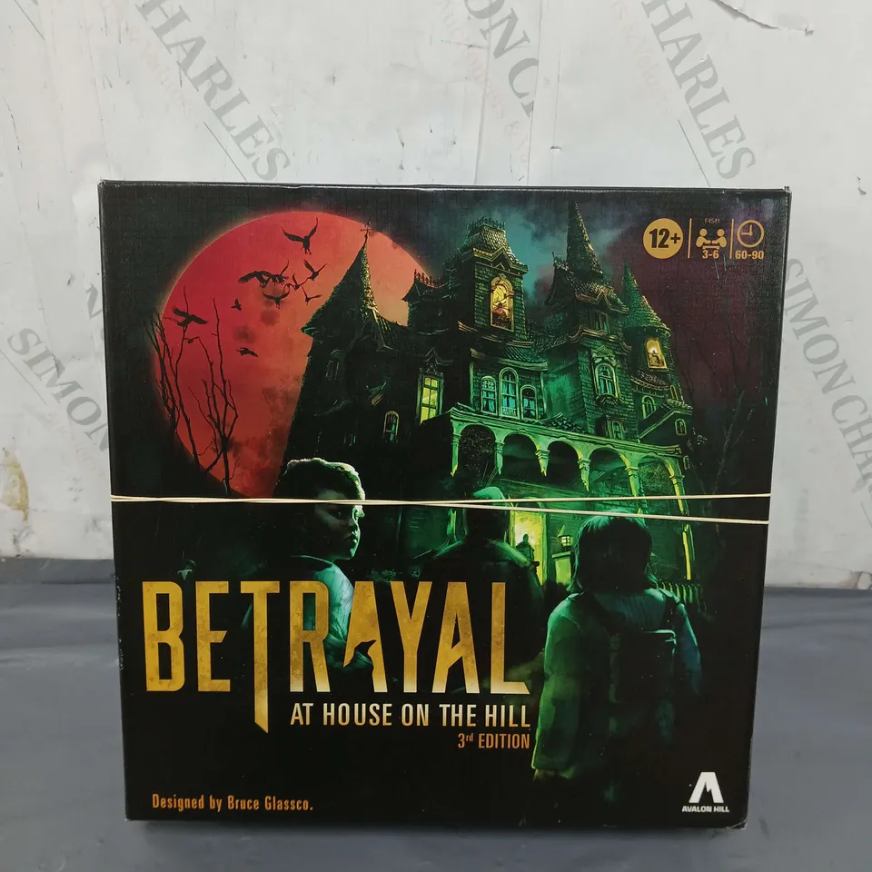 BETRYAL AT HOUSE ON THE HILL - 3RD EDITION - BOARD GAME 