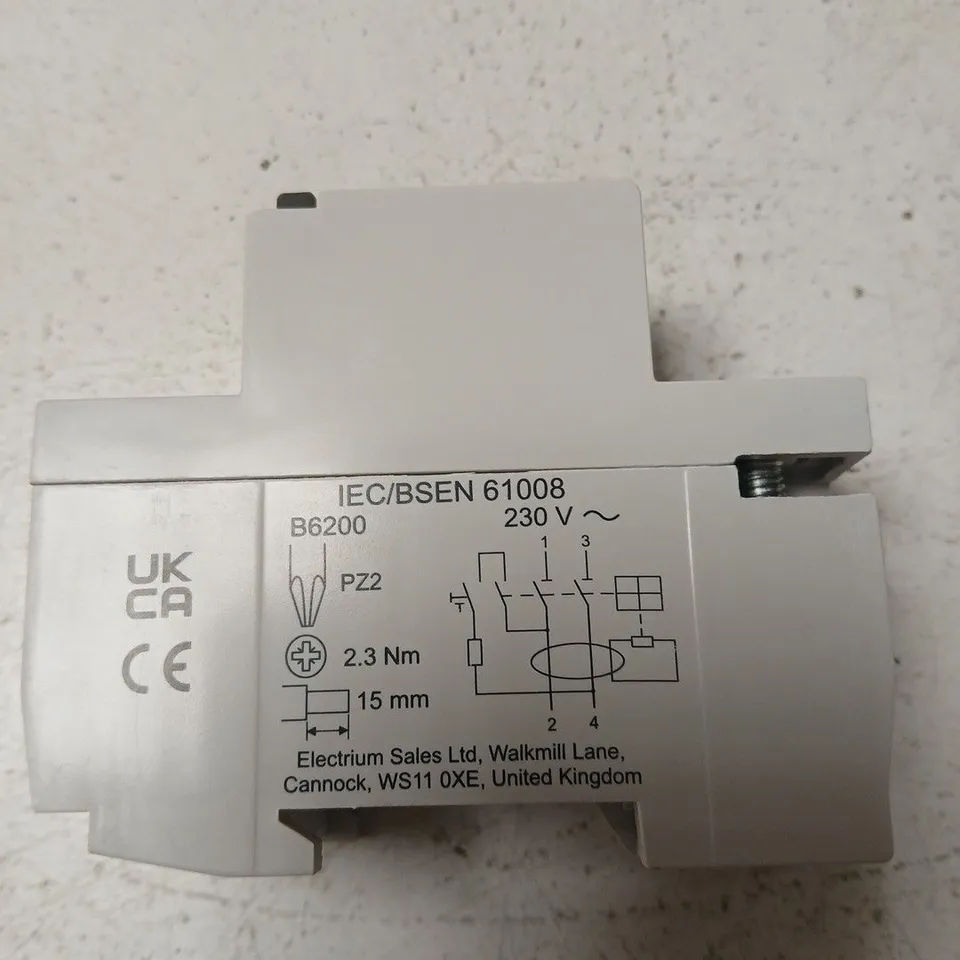 WYLEX RCD RESIDUAL CURRENT DEVICE 230V ~, 80A 30MA (WRDS80/2)