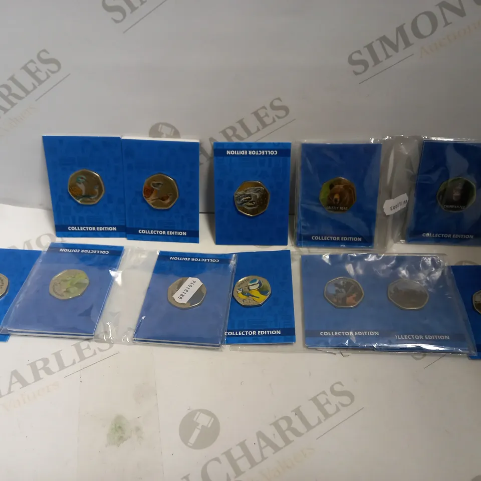 LOT TO CONTAIN APPROX. 17 X WESTMINSTER  COMMERATIVE ANIMAL THEMED COINS 