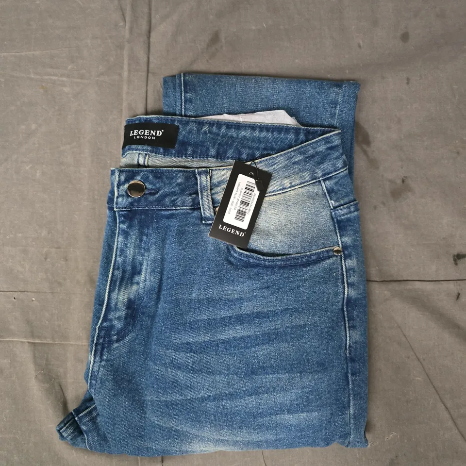 LEGEND SLIM FIT JEANS 2.0 IN BLUE SIZE 34/34
