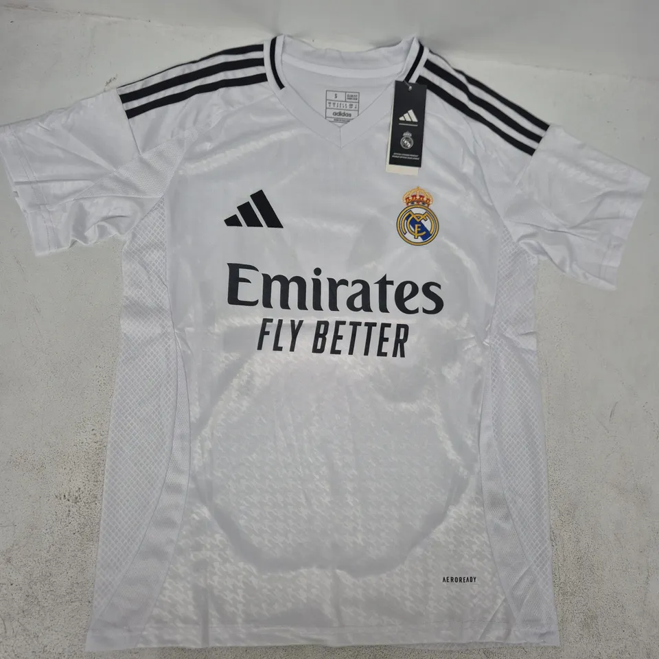 ADIDAS MEN'S REAL MADRID 24/25 HOME JERSEY SIZE SMALL