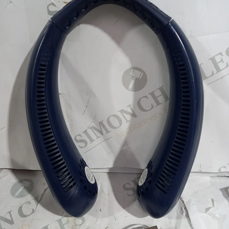 BOXED BLADELESS NECK COOLER FAN IN NAVY