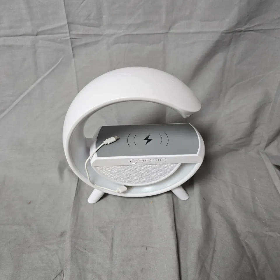 BT-2301 LED WIRELESS CHARGING SPEAKER – PORTABLE RGB RING