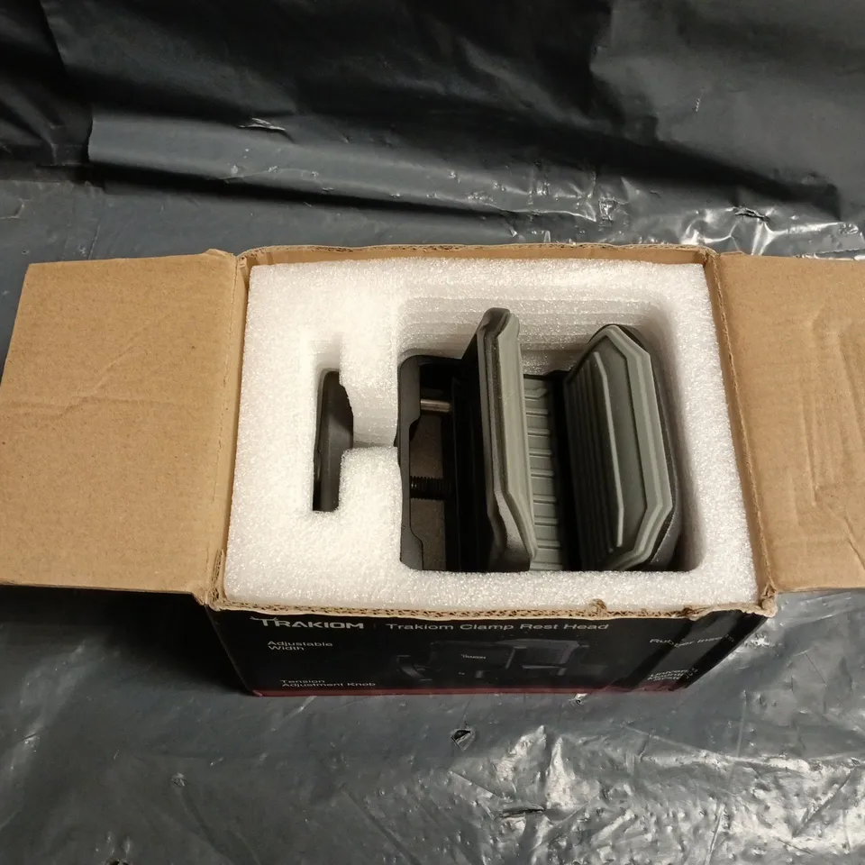 TRAKIOM CLAMP REST HEAD – CAMERA MOUNT ACCESSORY (BOXED)