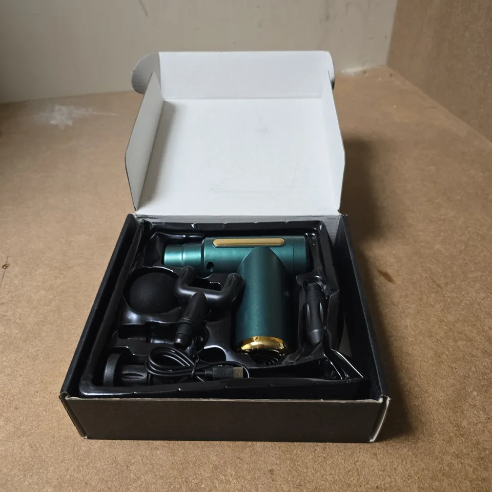 MASSAGE GUN 720 – HANDHELD PERCUSSION MASSAGER (TEAL)