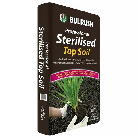 25L BAG WOODLAND STERALISED TOP SOIL - COLLECTION ONLY