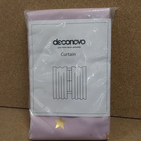 BAGGED MARCELA EYELET ROOM DARKENING THERMAL CURTAIN PAIR - PINK // SIZE: 117 X 138cm