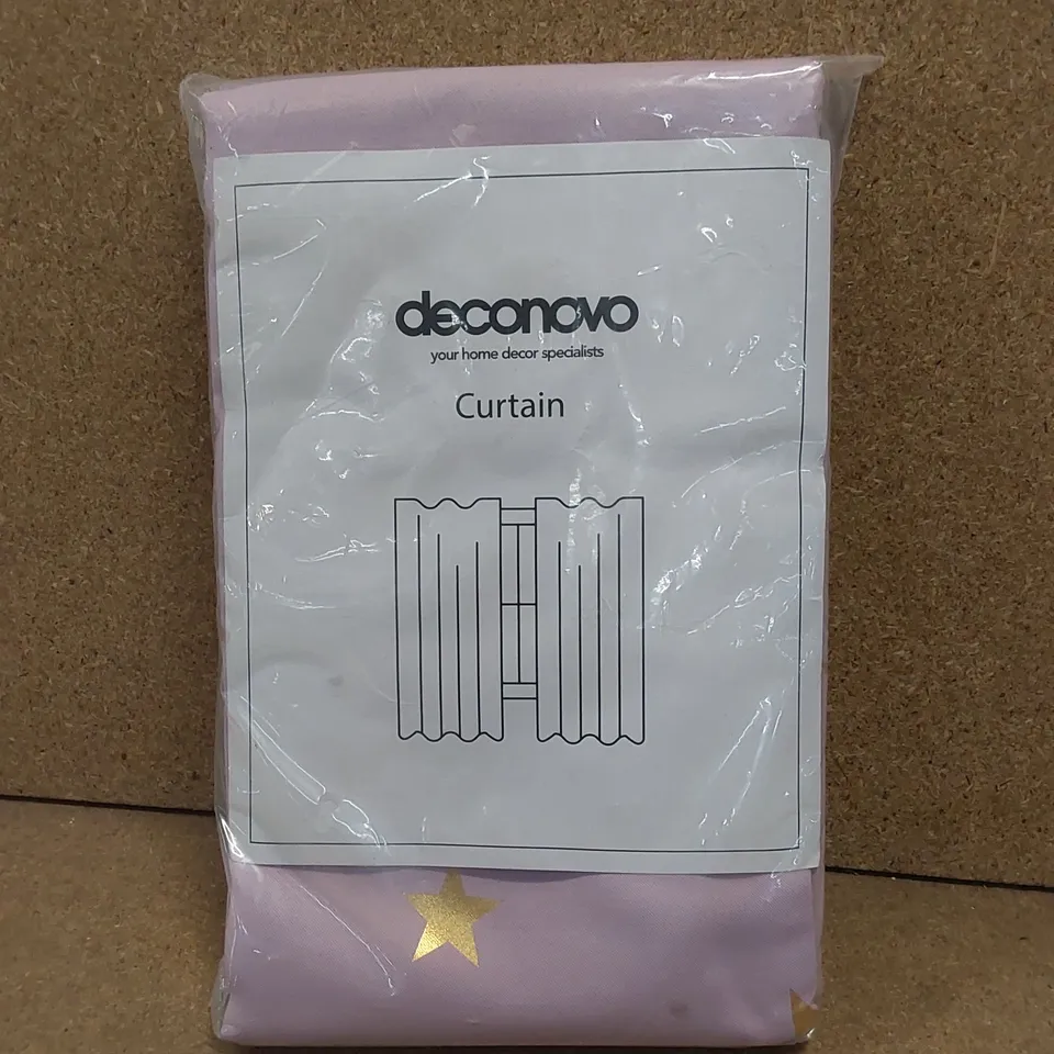 BAGGED MARCELA EYELET ROOM DARKENING THERMAL CURTAIN PAIR - PINK // SIZE: 117 X 138cm