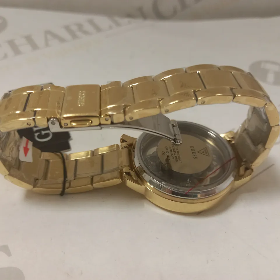 GUESS QUATTRO CLEAR STAINLESS STEEL LADIES WATCH RRP £149