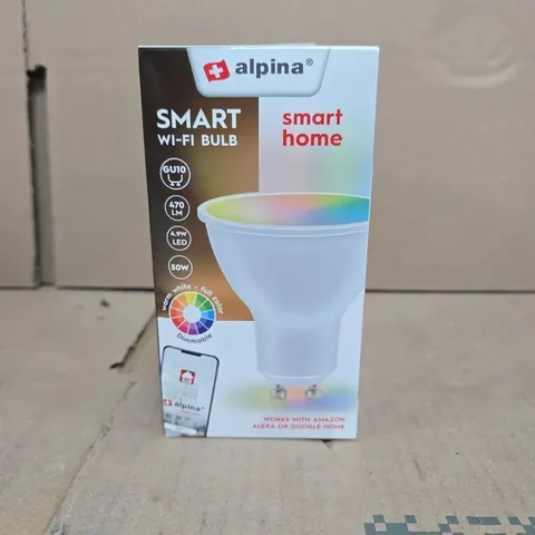 ALPINA SMART HOME SMART WI-FI BULB (DIMMABLE, RGB) - BOX OF 10PCS 