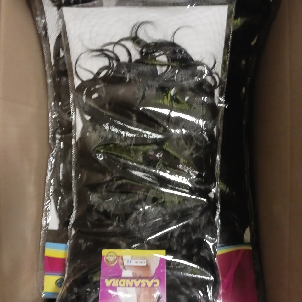 APPROXIMATELY 20 SEALED OLIVIA HAIR PIECES IN ASSORTED COLOURS & STYLES
