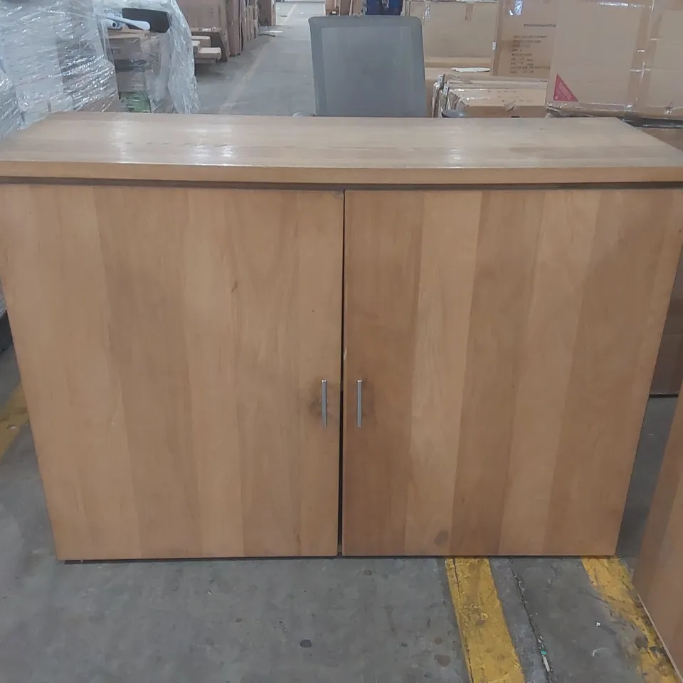 DESIGNER 2 DOOR CUPBOARD IN OAK