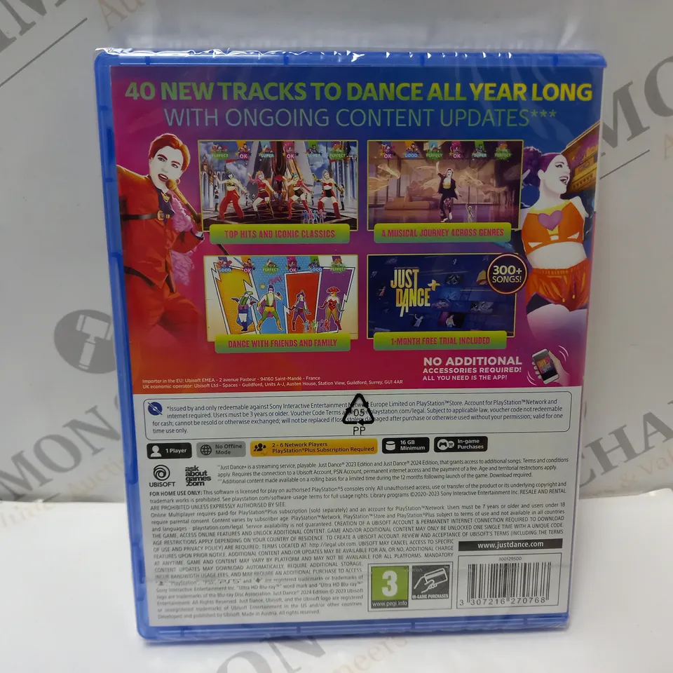 BOXED AND SEALED JUST DANCE 2024 EDITION (PS5)