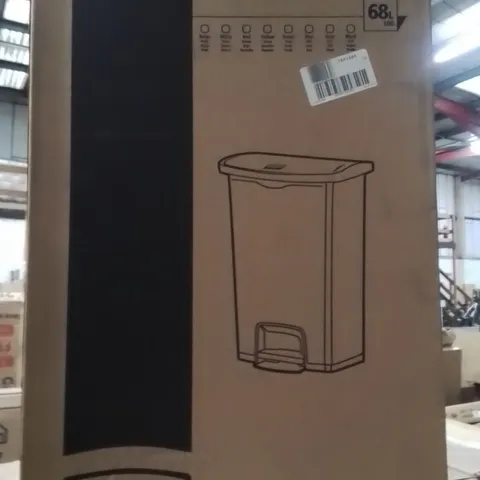BOXED SLIM JIM 68L TRASH CAN