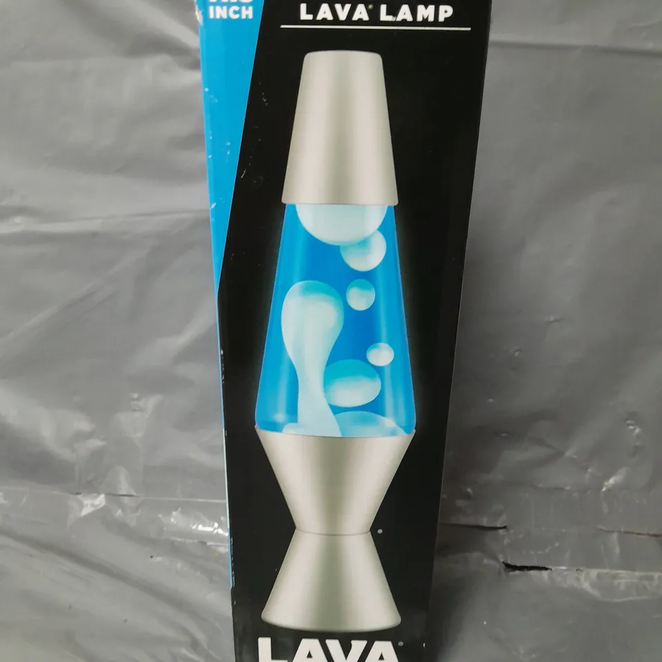 LAVA LAVA LAMP IN BLUE