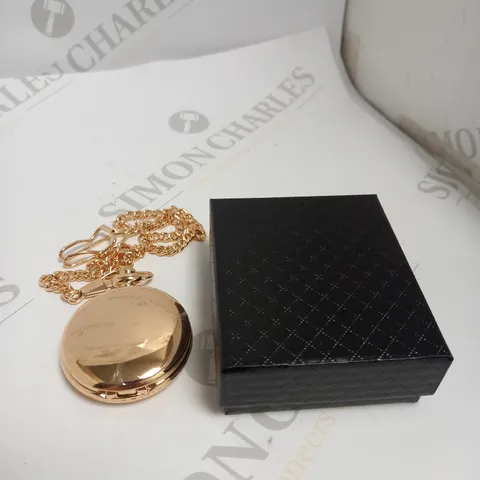 MENS EDISON POCKET WATCH WITH CHAIN